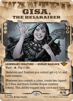 Gisa, the Hellraiser (OTJ-288) - Outlaws of Thunder Junction: (Showcase) (Borderless) - Poke-Collect