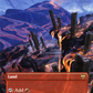 Blightstep Pathway (Borderless) (KHM-291) - Kaldheim: (Showcase) (Borderless)