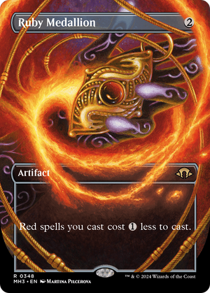 Ruby Medallion (Borderless) (MH3-348) - Modern Horizons 3 (Borderless)