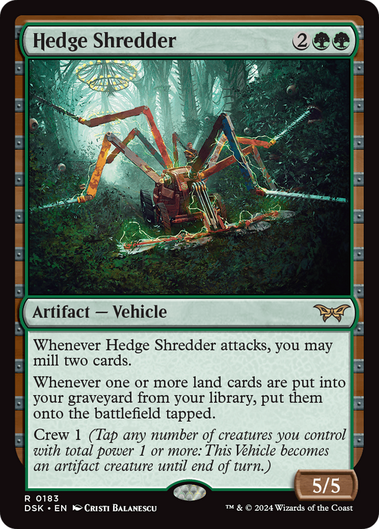 Hedge Shredder (DSK-183) - Duskmourn: House of Horror - Poke-Collect