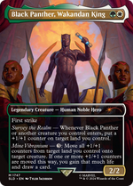Black Panther, Wakandan King (SLD-1747) - Secret Lair Drop (Borderless) - Poke-Collect