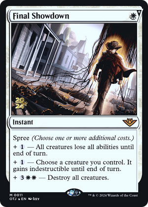 Final Showdown (PRE-011) - Outlaws of Thunder Junction Promos Foil