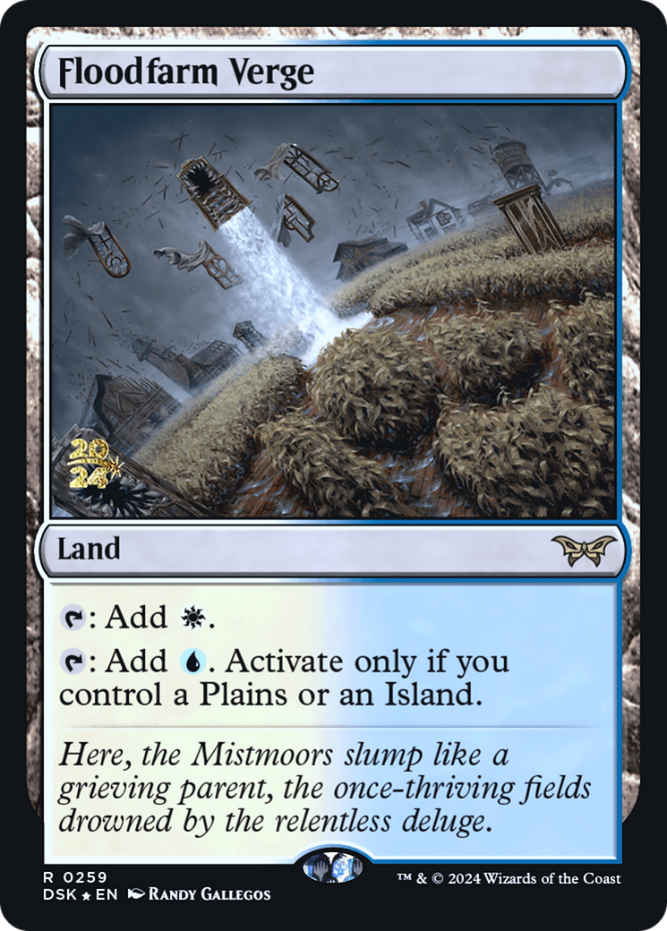 Floodfarm Verge (PRE-259) - Duskmourn: House of Horror Promos Foil - Poke-Collect