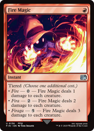 Fire Magic (FIN-136) - FINAL FANTASY - Poke-Collect