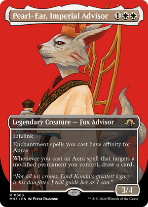 Pearl-Ear, Imperial Advisor (Borderless) (MH3-363) - Modern Horizons 3 (Borderless)