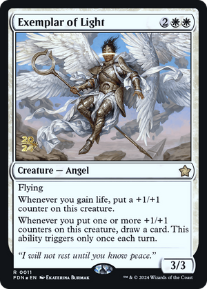 Exemplar of Light (PRE-011) - Foundations Promos Foil