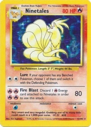 Ninetales 12/102 - Base Holofoil - Poke-Collect