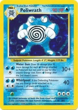 Poliwrath 13/102 - Base Holofoil - Poke-Collect