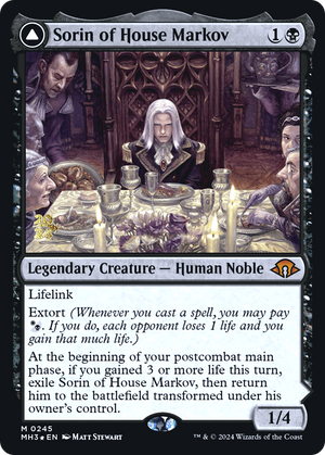 Sorin of House Markov // Sorin, Ravenous Neonate (PRE-245) - Modern Horizons 3 Promos Foil