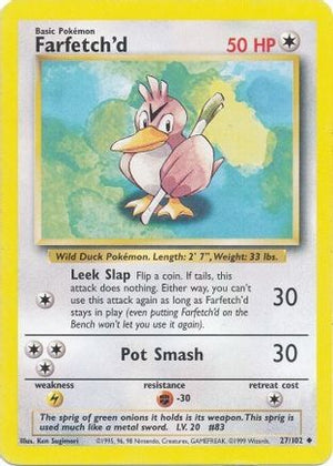 Farfetch'd 27/102 - Base Set - Poke-Collect