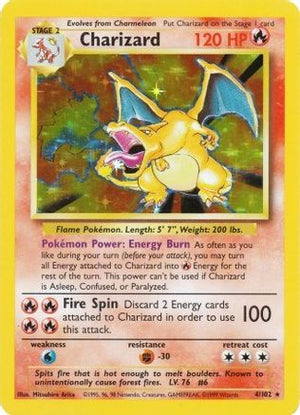 Charizard 4/102 - Base Set Holofoil
