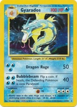 Gyarados 6/102 - Base Set Holofoil - Poke-Collect