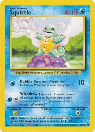 Squirtle 63/102 - Base - Poke-Collect