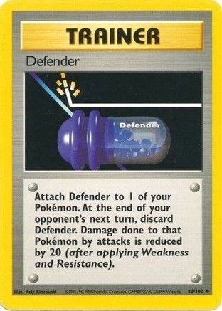 Defender 80/102 - Base Set - Poke-Collect