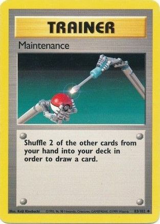 Maintenance 83/102 - Base Set - Poke-Collect