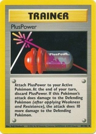 PlusPower 84/102 - Base Set - Poke-Collect