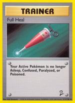 Full Heal 111/130 - Base Set 2 - Poke-Collect