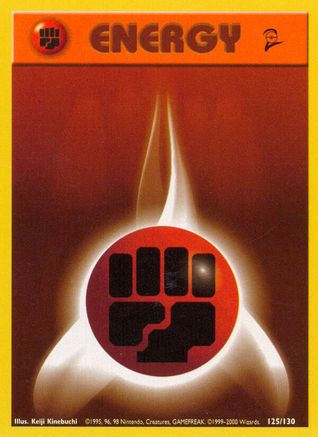 Fighting Energy 125/130 - Base Set 2 - Poke-Collect