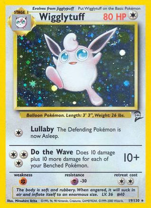 Wigglytuff 19/130 - Base Set 2 Holofoil - Poke-Collect