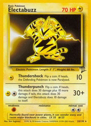 Electabuzz 24/130 - Base Set 2 - Poke-Collect