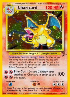 Charizard 4/130 - Base Set 2 Holofoil