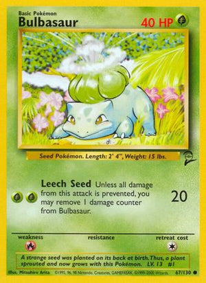 Bulbasaur 67/130 - Base Set 2