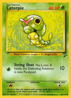 Caterpie 68/130 - Base Set 2