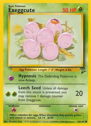 Exeggcute 74/130 - Base Set 2 - Poke-Collect
