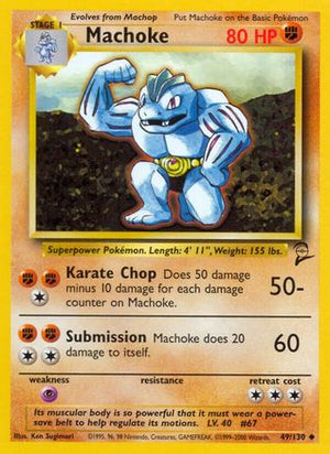 Machoke 49/130 - Base Set 2 - Poke-Collect