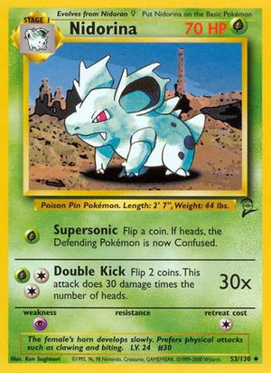 Nidorina 53/130 - Base Set 2 - Poke-Collect
