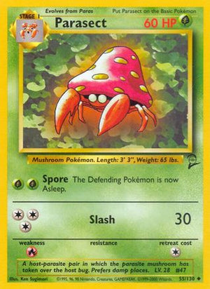 Parasect 55/130 - Base Set 2 - Poke-Collect