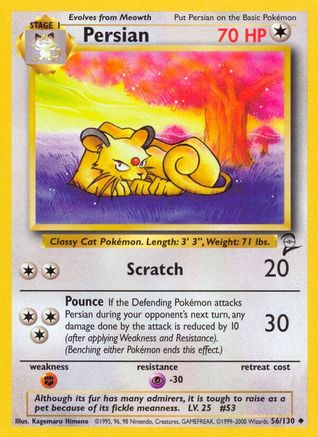 Persian 56/130 - Base Set 2 - Poke-Collect