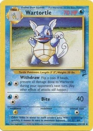 Wartortle 63/130 - Base Set 2 - Poke-Collect