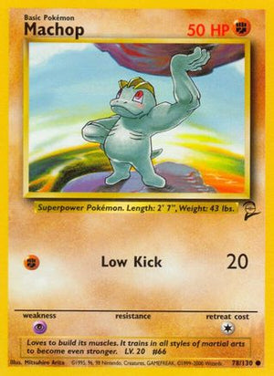 Machop 78/130 - Base Set 2 - Poke-Collect