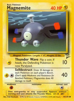 Magnemite 79/130 - Base Set 2 - Poke-Collect