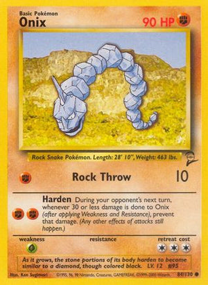 Onix 84/130 - Base Set 2 - Poke-Collect