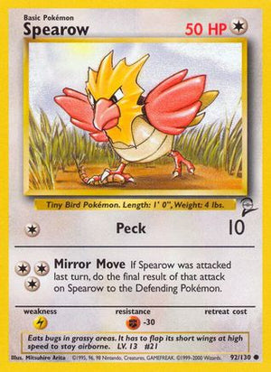 Spearow 92/130 - Base Set 2 - Poke-Collect