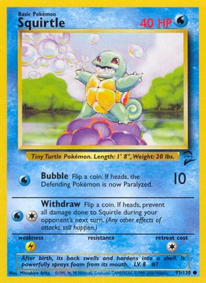 Squirtle 93/130 - Base Set 2 - Poke-Collect