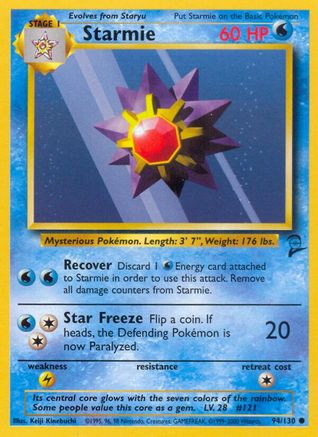 Starmie 94/130 - Base Set 2 - Poke-Collect
