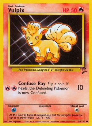 Vulpix 99/130 - Base Set 2 - Poke-Collect