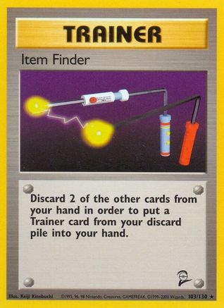 Item Finder 103/130 - Base Set 2 - Poke-Collect