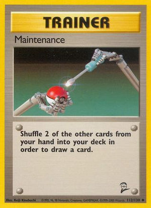 Maintenance 112/130 - Base Set 2 - Poke-Collect