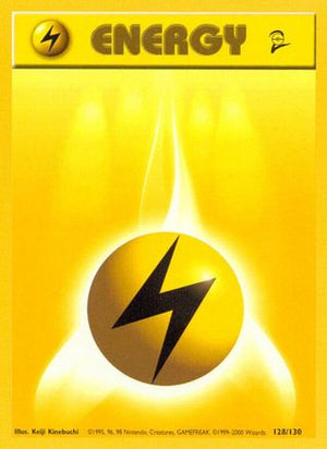 Lightning Energy 128/130 - Base Set 2 - Poke-Collect