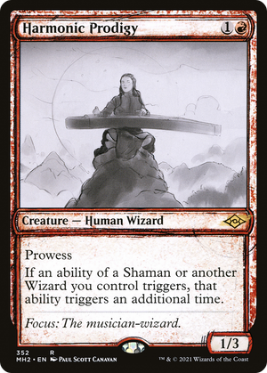 Harmonic Prodigy (MH2-352) - Modern Horizons 2: (Showcase)