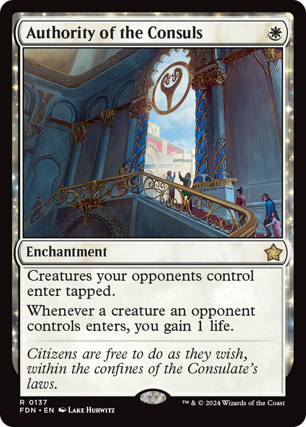 Authority of the Consuls (FDN-137) - Foundations Foil - Poke-Collect