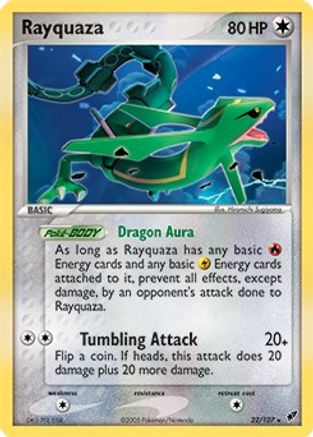 Rayquaza - 22/107 22 - Deck Exclusives Holofoil - Poke-Collect