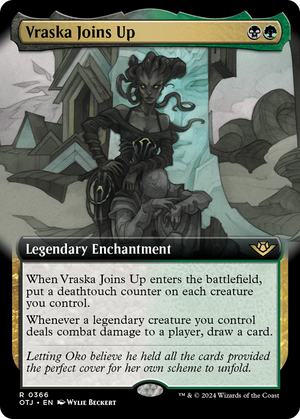 Vraska Joins Up (OTJ-366) - Outlaws of Thunder Junction: (Extended Art) - Poke-Collect