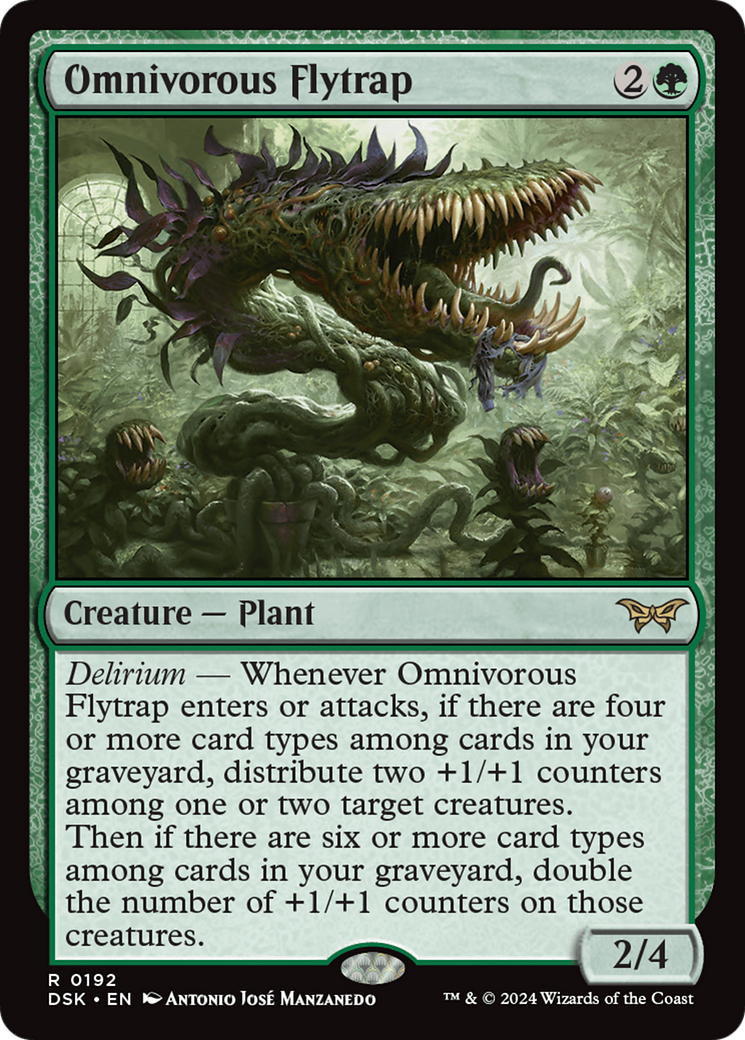 Omnivorous Flytrap (DSK-192) - Duskmourn: House of Horror Foil - Poke-Collect