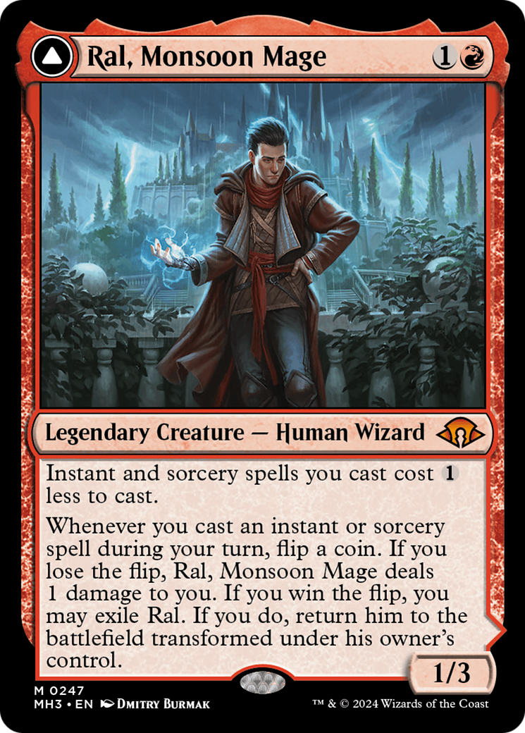 Ral, Monsoon Mage (MH3-247) - Modern Horizons 3 Foil