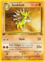 Sandslash 41/62 - Fossil 1st Edition - Poke-Collect